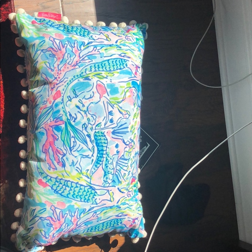 Lily Pulitzer throw pillow